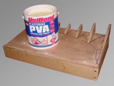 PVA is used to seal the completed woodwork