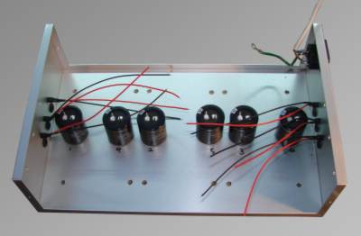 Capacitors fitted