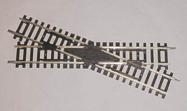 Hornby R615 RH Diamond Crossing Track 168mm