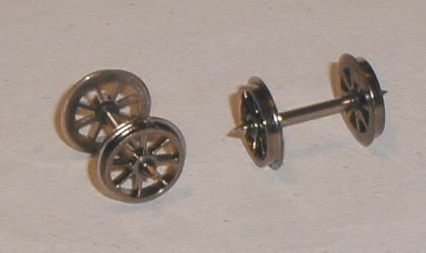 Hornby R8098 12.6mm Metal 8 Spoked Wheel
