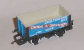 Hornby R024 5 plank open wagon Crook and Greenway