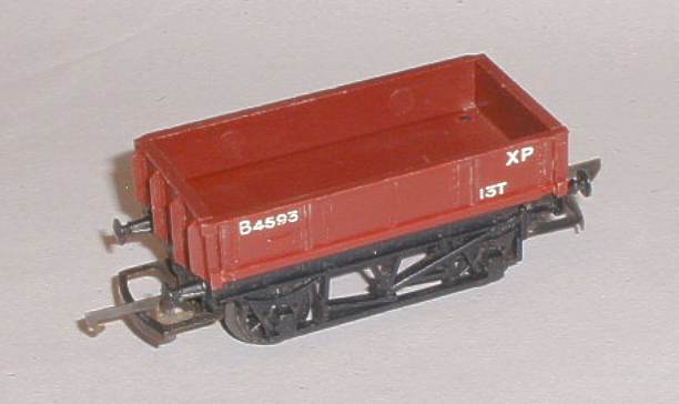Hornby HORNBY-4x DROPSIDE WAGONS-NICE RAKE-RARE-GOOD CONDITION-COMPLETE-B4593-13 TON 
