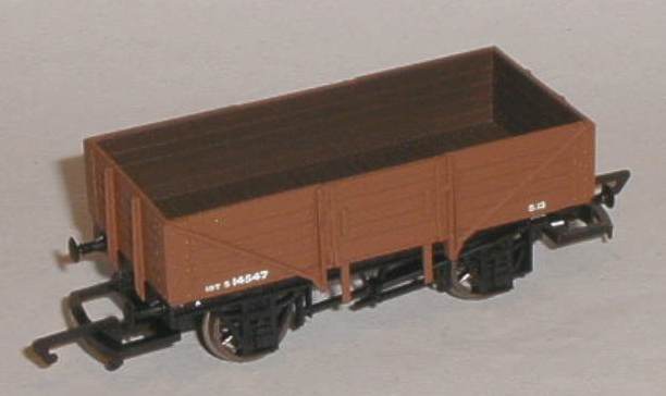 Hornby Train Restorations - R6395A 5 Plank Wagon BR S14547