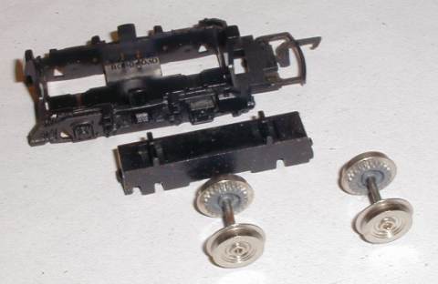 Hornby non-drive bogie