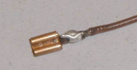 Hornby wire connection crimp repair