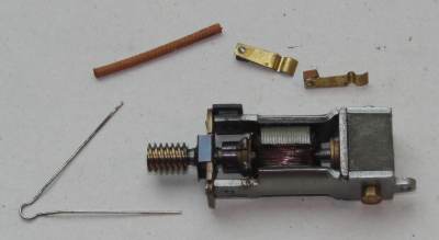 Hornby Triang motor dismantled